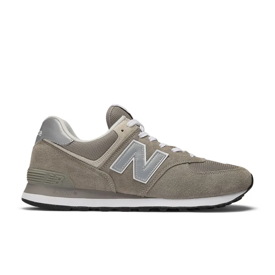 New Balance 574 Core — Grey with White · ML574EVG · standard width